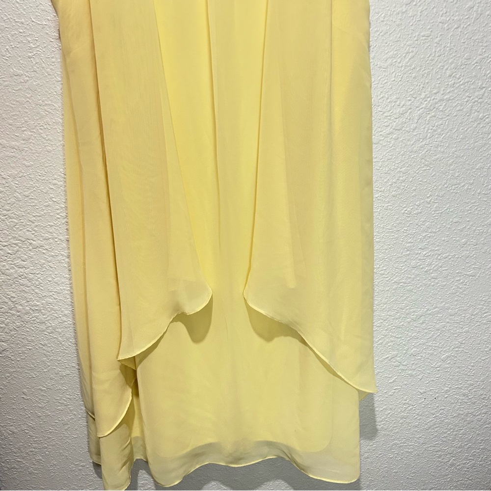 SLNY Yellow Sleeveless Dress Size 8 - Picture 2 of 9